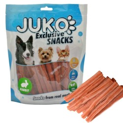 Skanėstai šunims JUKO Snacks Rabbit Spiral Stick 12 cm su triušiena, 250 g Skanėstai šunims JUKO Snacks Rabbit Spiral Stick 12 cm su triušiena, 250 g