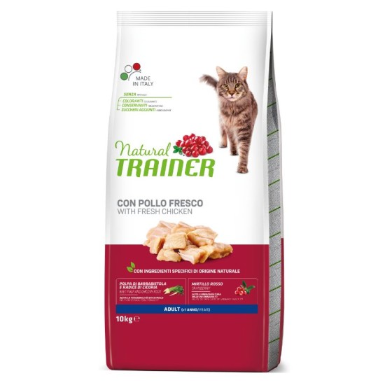 NATURAL TRAINER Cat Adult with Chicken su vištiena NATURAL TRAINER Cat Adult with Chicken su vištiena