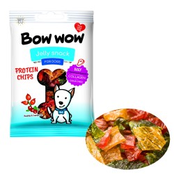 Skanėstai šunims BOW WOW Jelly snack, traškučiai iš želatinos, 60 g Skanėstai šunims BOW WOW Jelly snack, traškučiai iš želatinos, 60 g