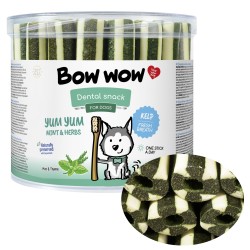 Skanėstai šunims BOW WOW Dental snack su mėtomis, 35 vnt Skanėstai šunims BOW WOW Dental snack su mėtomis, 35 vnt