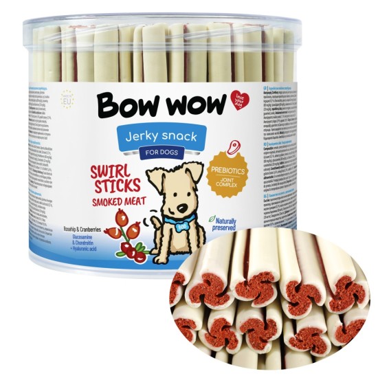 Skanėstai šunims BOW WOW Jerky snack citrinos skonio, 55 vnt Skanėstai šunims BOW WOW Jerky snack citrinos skonio, 55 vnt