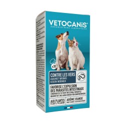 Vetocanis augalinės tabletės nuo kirmėlių, N30