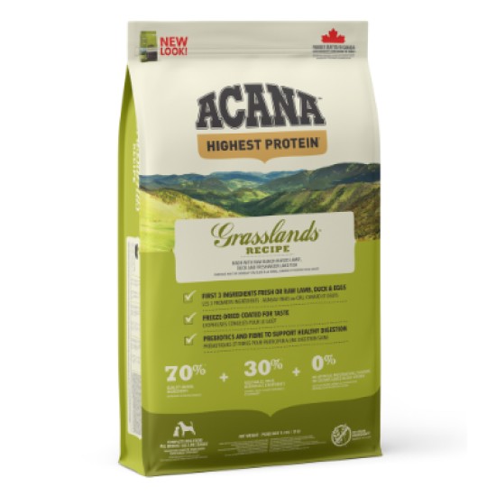 ACANA Grasslands Dog sausas pašaras šunims