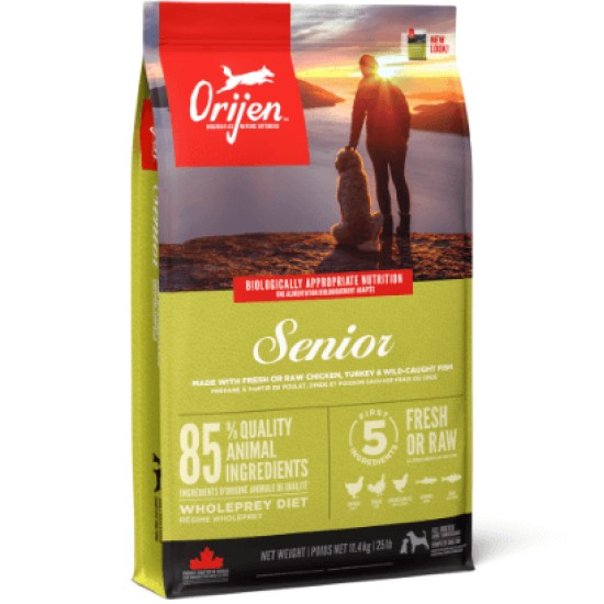 ORIJEN Senior sausas pašaras vyresnio amžiaus šunims