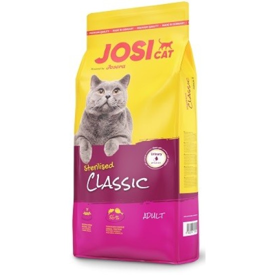 JosiCat Sterilised Classic sausas pašaras katėms