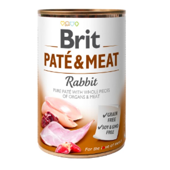 Brit Care Rabbit Pate & Meat konservai šunims