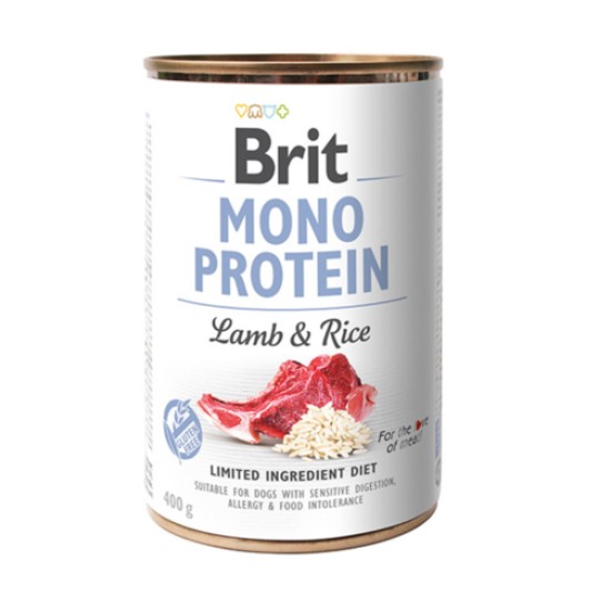 Brit Care Mono Protein Lamb & Rice konservai šunims
