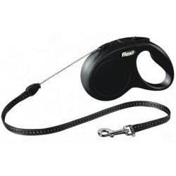 Flexi Classic M virvinis pavadėlis, iki 20 kg, 5 m, Raudonas