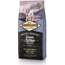 Carnilove Salmon & Turkey for Puppies sausas pašaras šuniukams iki 1 metų