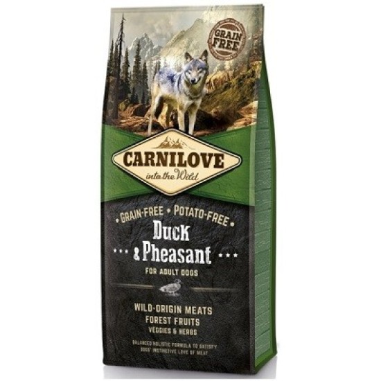 Carnilove Duck & Pheasant for Adult sausas maistas šunims