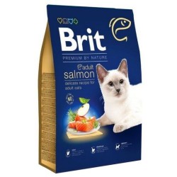 Brit Premium Cat Adult Salmon sausas pašaras katėms