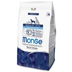 Monge Medium Puppy & Junior Chicken sausas pašaras šunims iki 1 metų