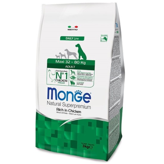 Monge Maxi Adult Chicken sausas pašaras šunims