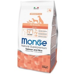 Monge All Breeds Adult Salmon sausas pašaras šunims