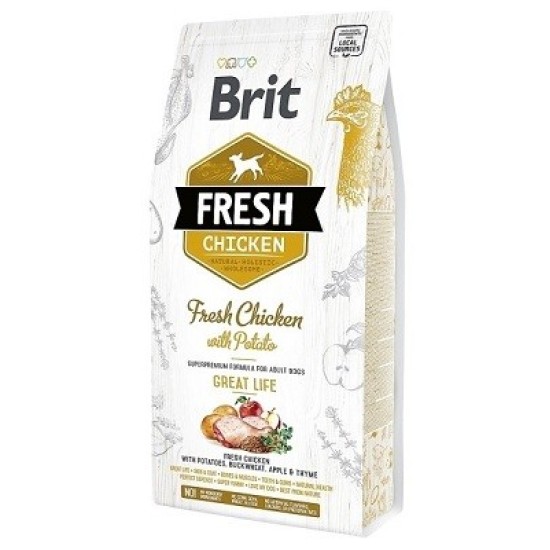 Brit Fresh Chicken with Potato Adult