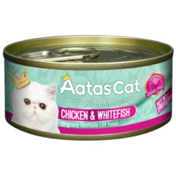 Aatas Creamy Chicken&Whitefish konservai katėms