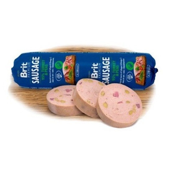 Brit Premium dešra su kalakutiena ir žirneliais šunims