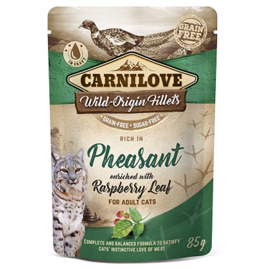 Carnilove konservai katėms su fazaniena ir aviečių lapais