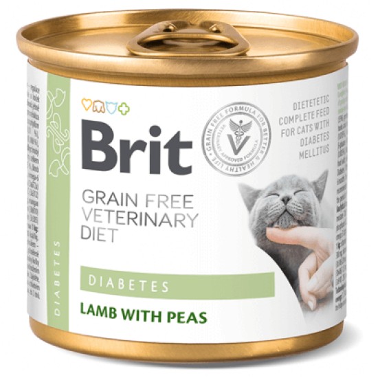 Brit Veterinary Diets Diebetes konservai katėms