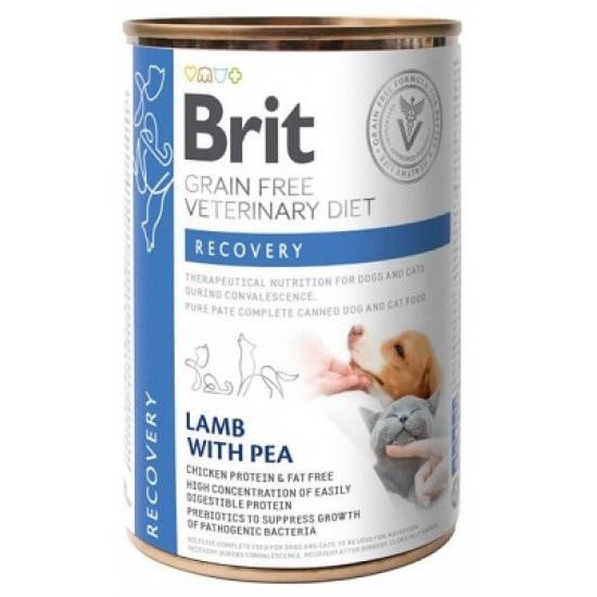 Brit Veterinary Diets Recovery konservai šunims ir katėms Brit Veterinary Diets Recovery konservai šunims ir katėms