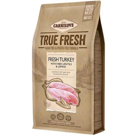Carnilove True Fresh Turkey sausas maistas šunims