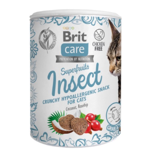 Brit Care Cat Superfruits Insect skanėstas katėms