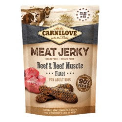 Carnilove Dog  Jerky Beef with Beef Muscle Fillet skanėstas šunims