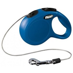FLEXI CLASSIC virvelinis pavadėlis XS, iki 8 kg, 3 m, Raudonas