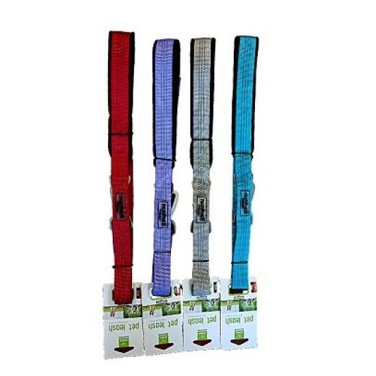 Brezentinis pavadėlis 2.5 x 120 m, įvairių spalvų