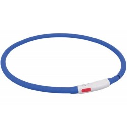 TRIXIE LED antkaklis, XS-XL 70cm/10mm, mėlynas