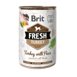 Brit Fresh Turkey&Pea konservai šunims