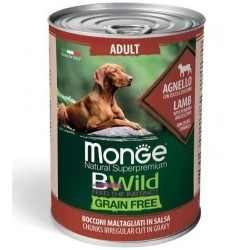 Monge Bwild adult konservai šunims su ėriena