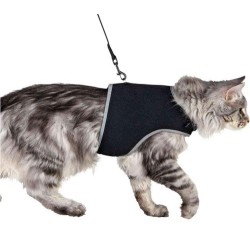 TRIXIE Kačių petnešos minkštos su pavadėliu