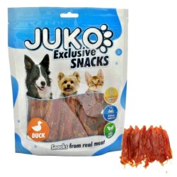 Juko skanėstas šunims džiovinta antienos mėsa Juko skanėstas šunims džiovinta antienos mėsa