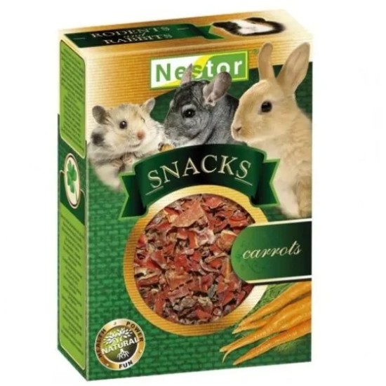 Nestor skanėstai graužikams džiovintos morkos