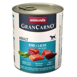 GRANCARNO su jautiena, lašiša ir špinatais