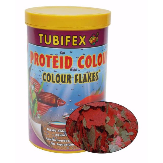 Maistas žuvims Tubifex Proteid Color, 250 ml