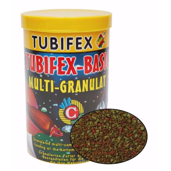 Maistas žuvims Tubifex Basic Granulat, 250 ml