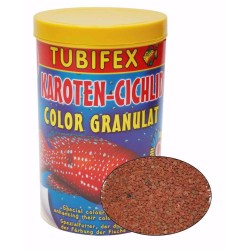 Maistas ciklidinėms žuvims Tubifex Karoten Cichlid Granulat, 125 ml Maistas ciklidinėms žuvims Tubifex Karoten Cichlid Granulat, 125 ml