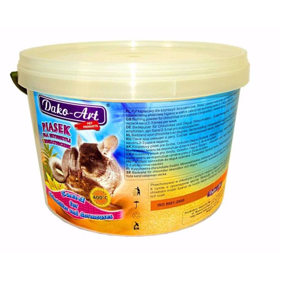 Mineralinis smėlis šinšila aštuoni Dako 4,5 kg