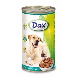Dax dog žvėrienos gabaliukai konservas 1240 g