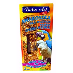 Skanėstas didelė papūga su veržle Dako (2 vnt) Skanėstas didelė papūga su veržle Dako (2 vnt)