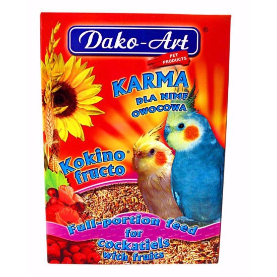 Pašarai su vaisiais kakadu Dako 500 g
