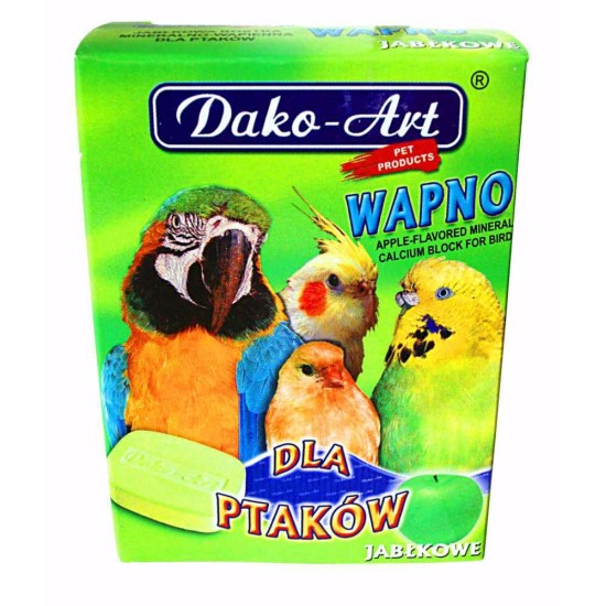 Mineralinis akmuo paukštis su obuoliu Dako 95 g