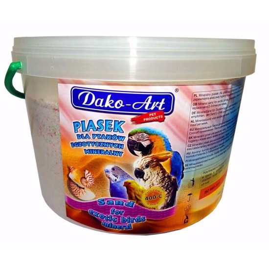 Mineralinis smėlio paukštis su kriauklėmis Dako 4,5 kg
