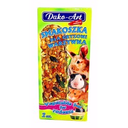 Skanėstas graužikams su daržovėmis Dako (2 vnt) Skanėstas graužikams su daržovėmis Dako (2 vnt)