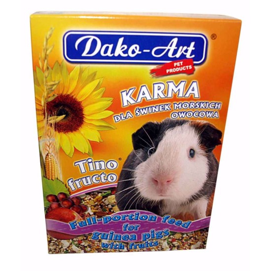 Pašarai su vaisiais jūrų kiaulytėmsmsms Dako 500 g