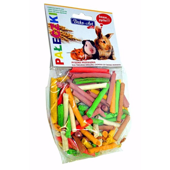 Skanėstas - lazdelės graužikams spalvotos Dako, 75 g