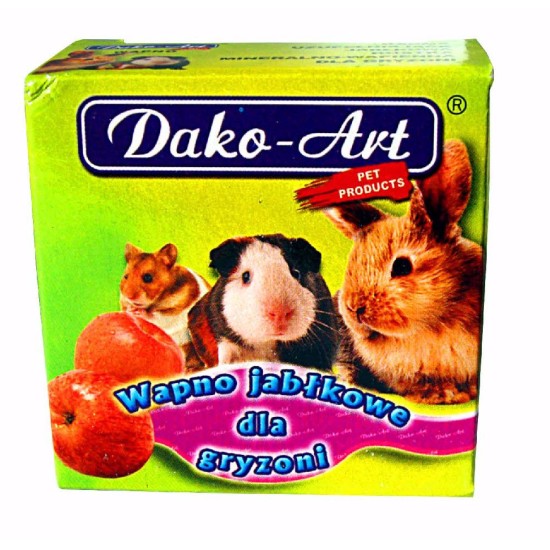Mineralinis akmuo graužikams su obuoliu Dako 40 g