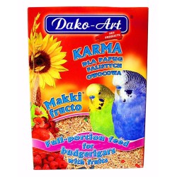 Pašarai su vaisiais paraketu Dako 500 g